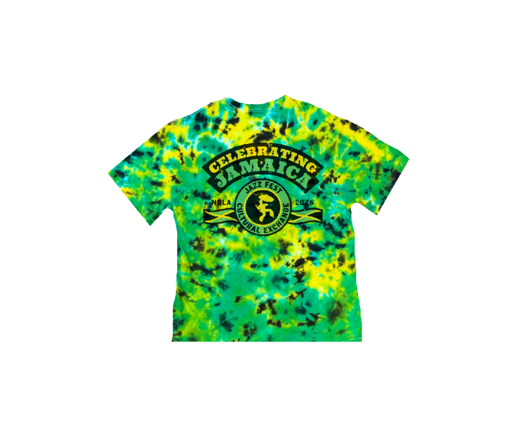 Jamaica Tie Dye T-Shirt – Official Jazz Fest Store