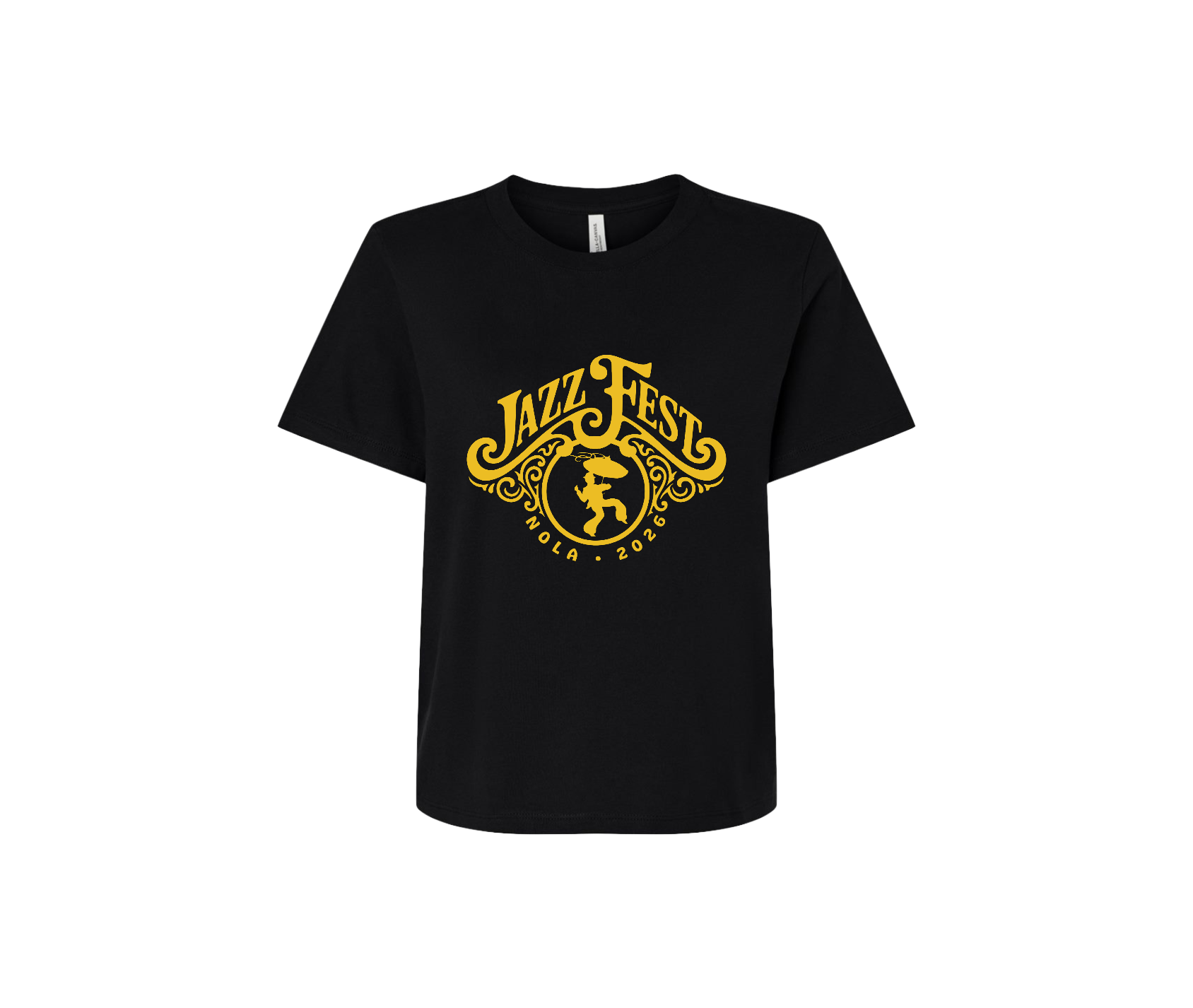 Antique Ironwork Ladies Black T-Shirt