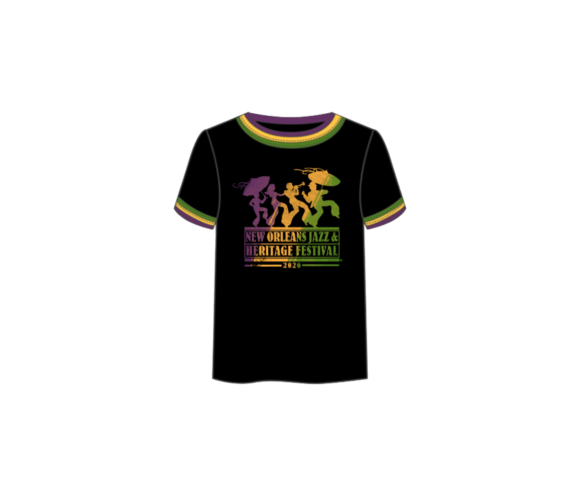 Triple Ringer Mardi Gras T-Shirt