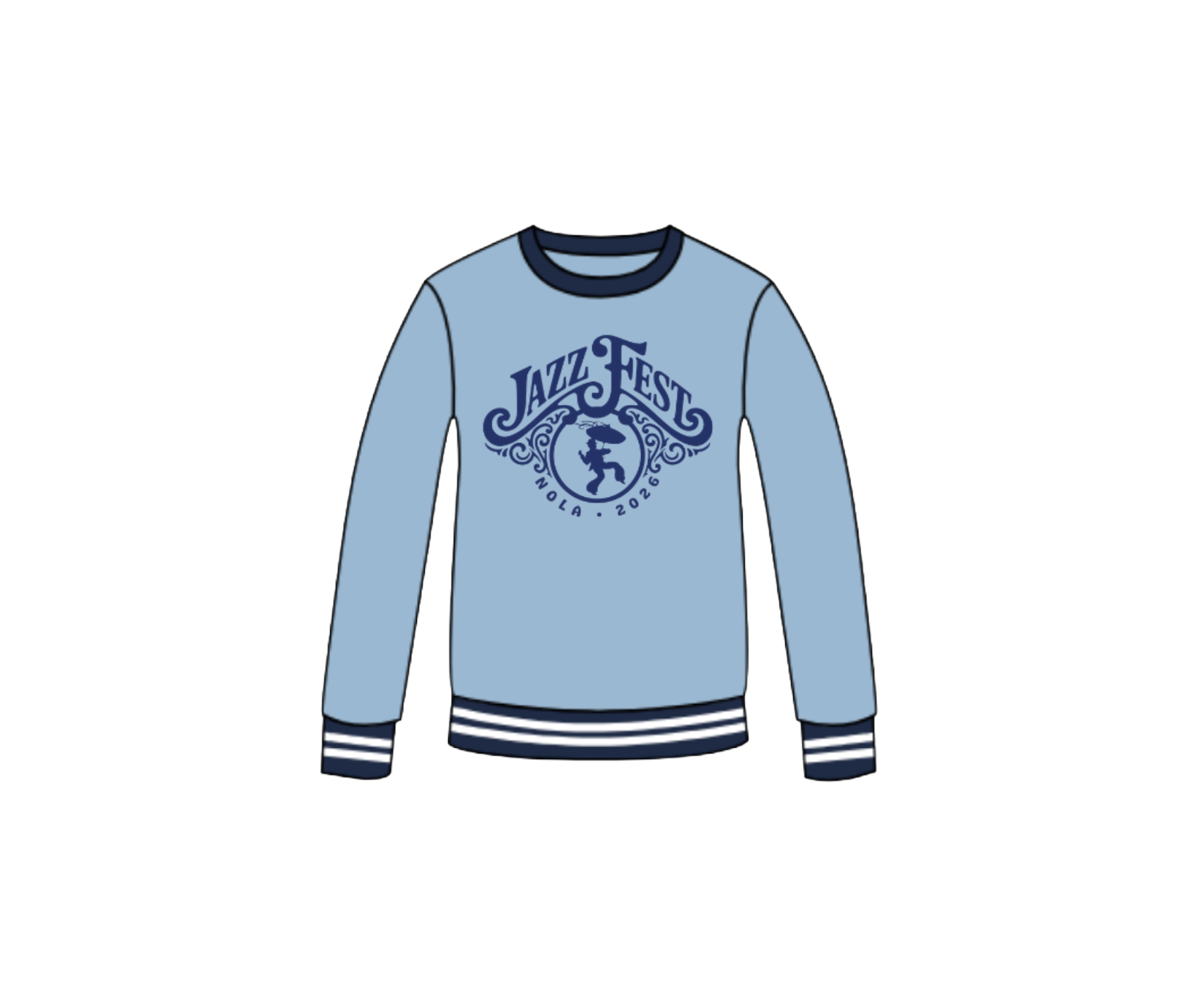Antique Ironwork Blue Sweatshirt