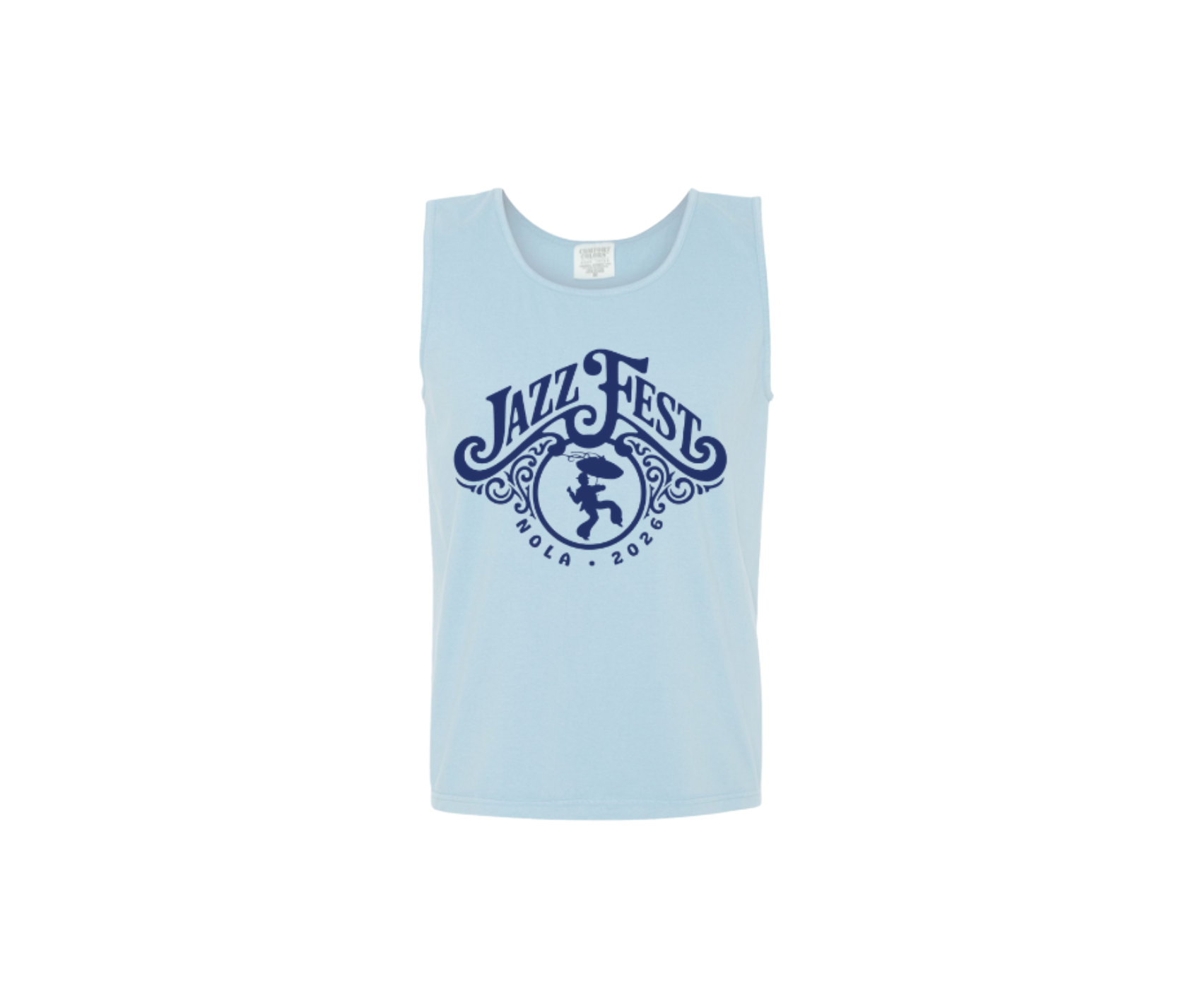 Antique Ironwork Blue Tank