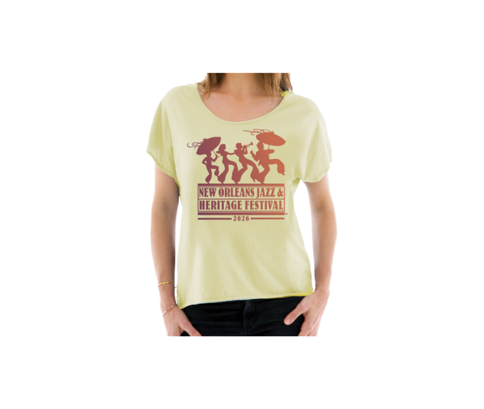Classic Logo Ladies Yellow T-Shirt